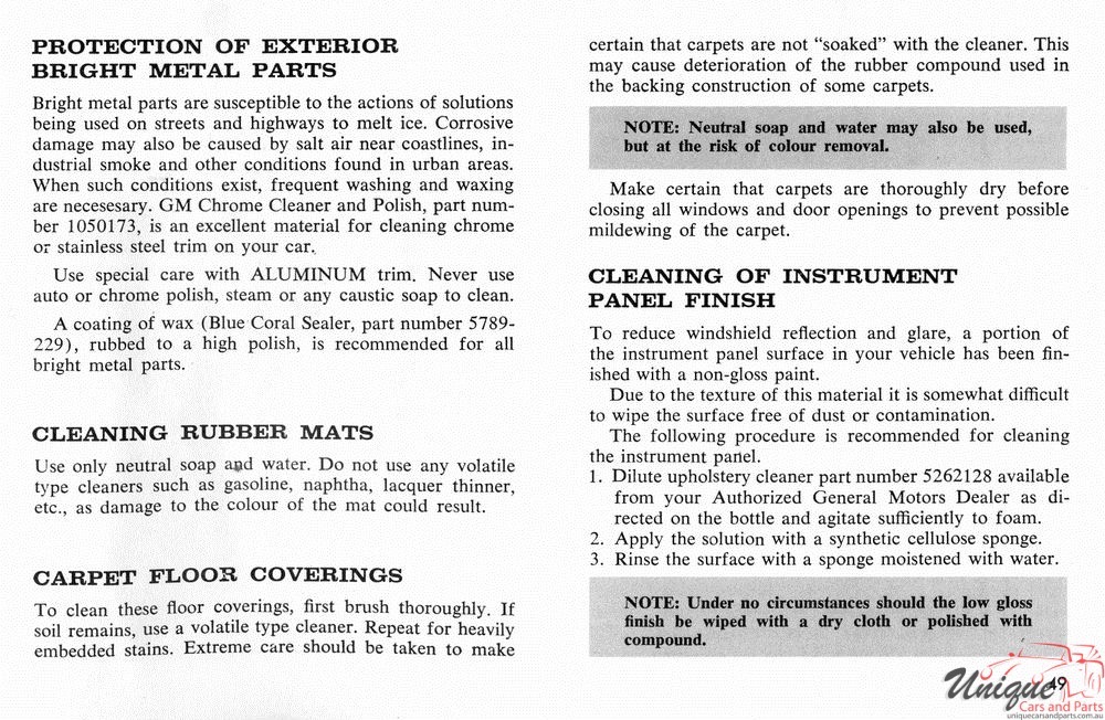 1966 Pontiac Canadian Owners Manual Page 29